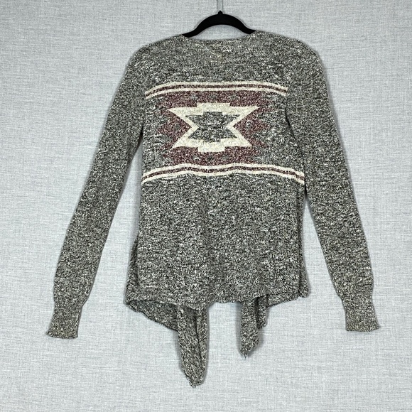 Triple Five Soul Waterfall Front Cardigan Sz XS Rolled Hem - Picture 3 of 8